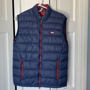 johnnie-O mens small navy vest